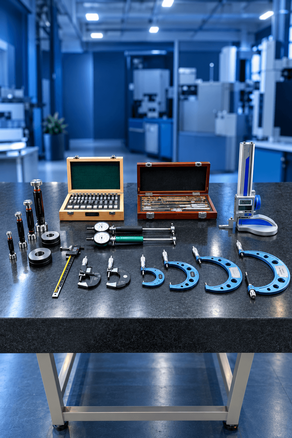 Precision measuring instruments, micrometers and inspection equipment